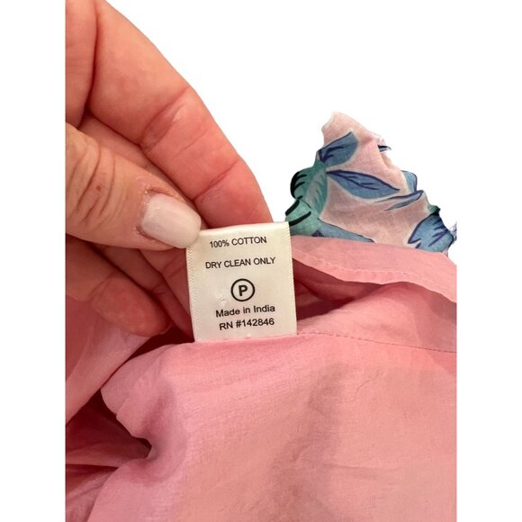 RHODE Nala Pop Floral Pink & Blue Mini Dress - Size S - Picture 10 of 12